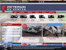 Tablet Screenshot of pattersonrv.com